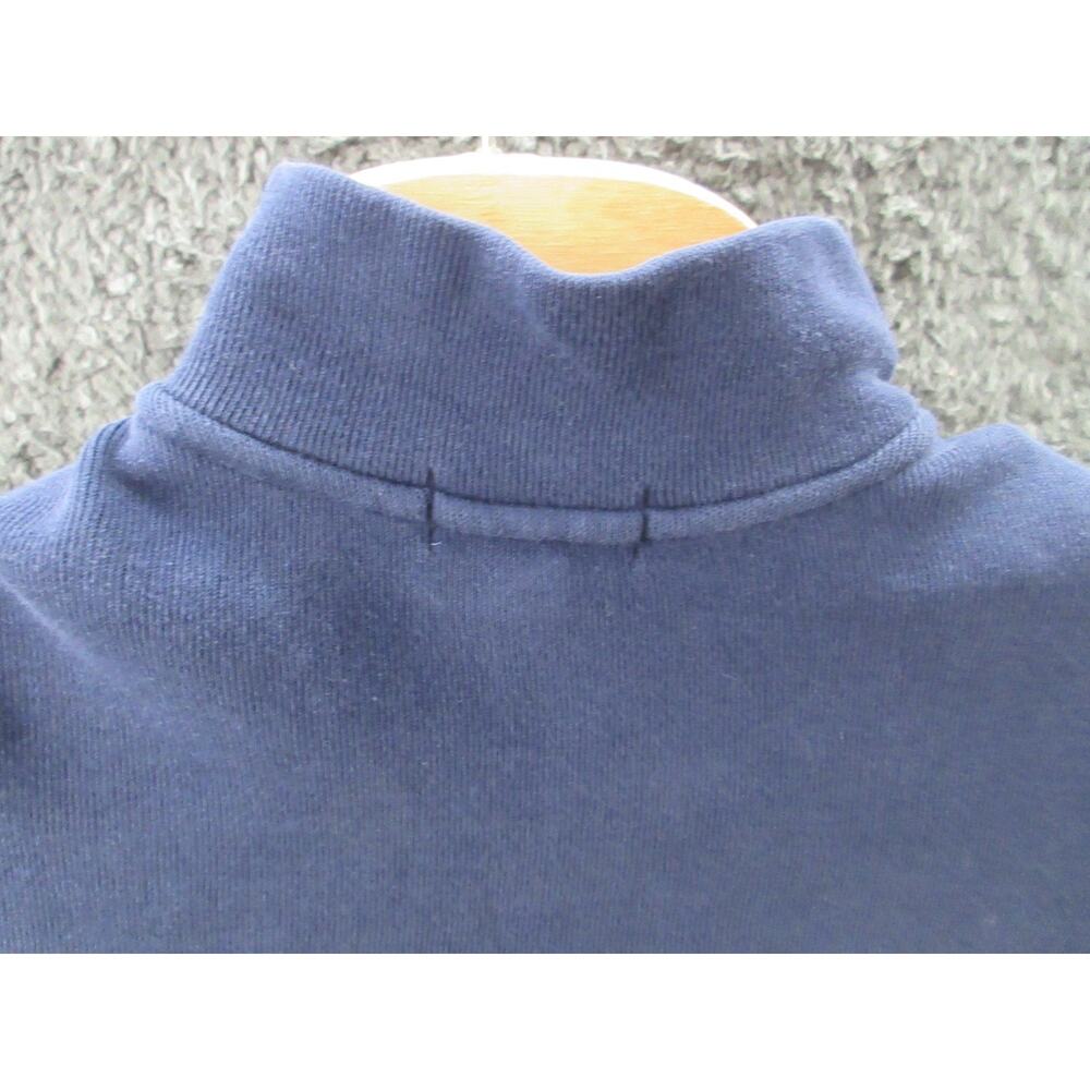 Polo Ralph Lauren Boy's Medium 1/4 Zip Sweatshirt Navy Blue - Picture 12 of 13